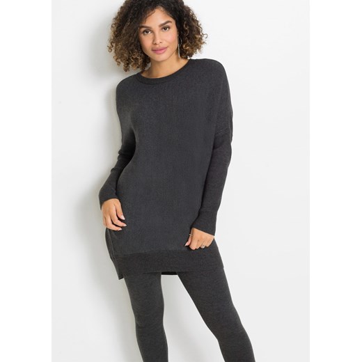 Długi sweter ze sklepu bonprix w kategorii Swetry damskie - zdjęcie 170595914