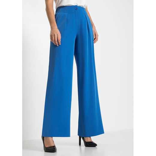Szerokie spodnie ze sklepu bonprix w kategorii Spodnie damskie - zdjęcie 170597043