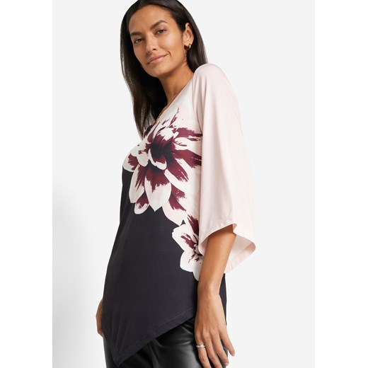Tunika shirtowa z nadrukiem ze sklepu bonprix w kategorii Bluzki damskie - zdjęcie 170597113