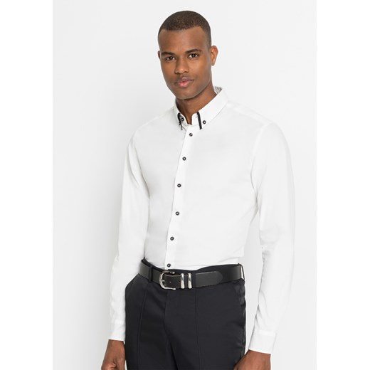 Koszula biznesowa, długi rękaw ze sklepu bonprix w kategorii Koszule męskie - zdjęcie 170597344