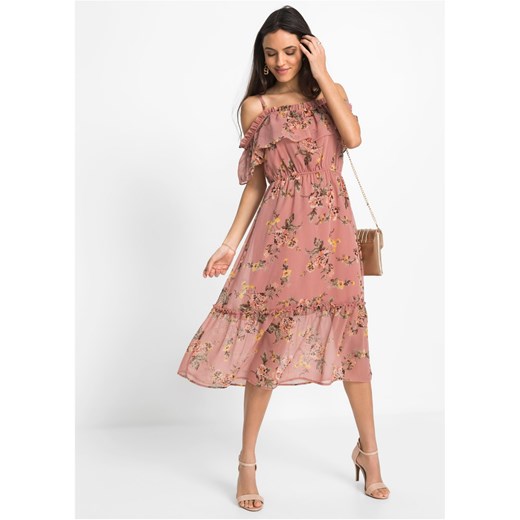 Sukienka off-shoulder 50 bonprix