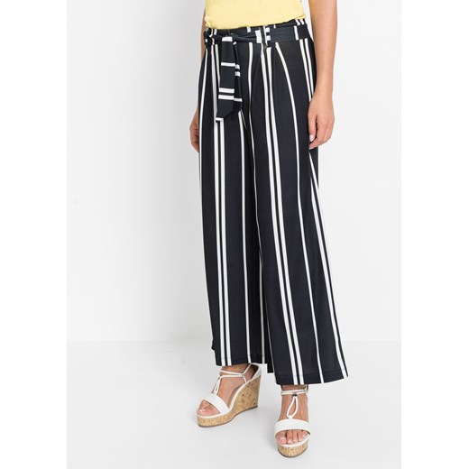 Spodnie culotte z dżerseju ze sklepu bonprix w kategorii Spodnie damskie - zdjęcie 170597900