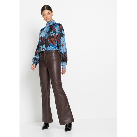 Spodnie ze sztucznej skóry 38 wyprzedaż bonprix