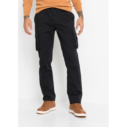 Spodnie bojówki Regular Fit Straight ze sklepu bonprix w kategorii Spodnie męskie - zdjęcie 170598323