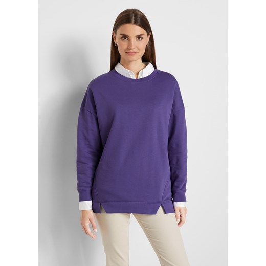 Bluza oversized z rozcięciem ze sklepu bonprix w kategorii Bluzy damskie - zdjęcie 170598551