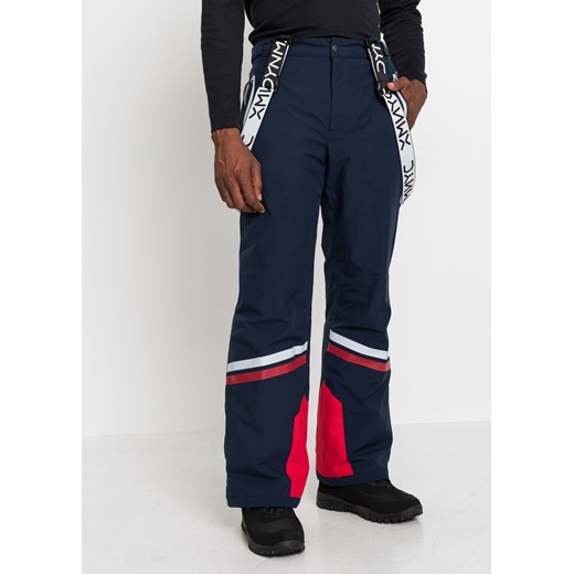Spodnie ocieplane funkcyjne ze śniegołapem Regular Fit Straight ze sklepu bonprix w kategorii Spodnie męskie - zdjęcie 170599303