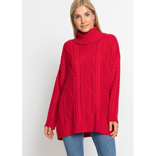 Sweter z golfem 44/46 bonprix