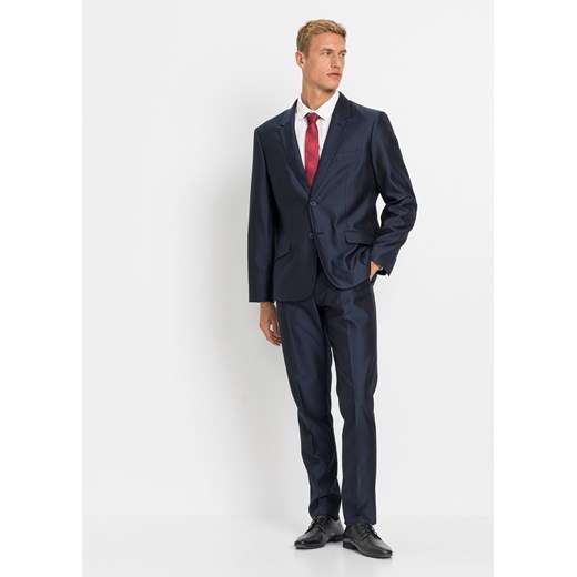 Garnitur (3 części): marynarka, spodnie, krawat ze sklepu bonprix w kategorii Garnitury męskie - zdjęcie 170599733