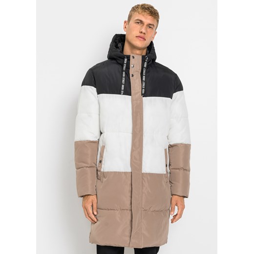 Płaszcz pikowany z poliestru z recyklingu ze sklepu bonprix w kategorii Płaszcze męskie - zdjęcie 170599831