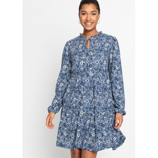 Sukienka shirtowa z krepy ze sklepu bonprix w kategorii Sukienki - zdjęcie 170600494