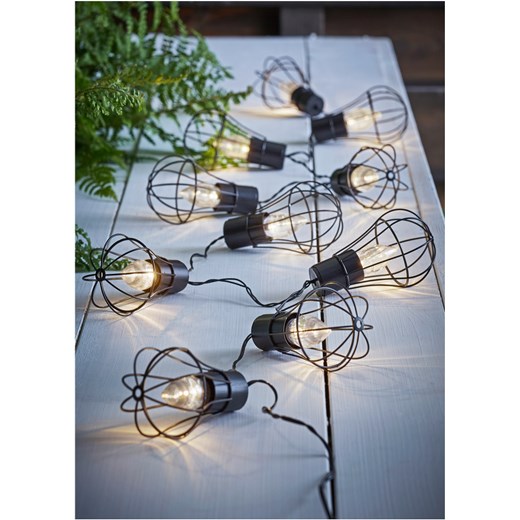Łańcuch z 10 lampkami LED ze sklepu bonprix w kategorii Dekoracje - zdjęcie 170600952
