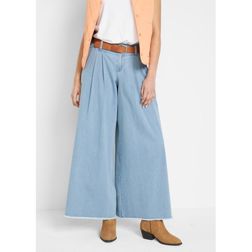 Spódnico-spodnie dżinsowe ze sklepu bonprix w kategorii Jeansy damskie - zdjęcie 170600981