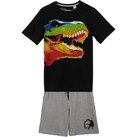 T-shirt chłopięcy + bermudy dresowe (2 części) 164/170 bonprix