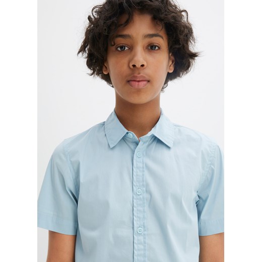 Koszula chłopięca z krótkim rękawem, Slim Fit 140/146 bonprix
