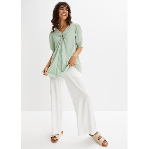 Bonprix bluzka damska z okrągłym dekoltem 