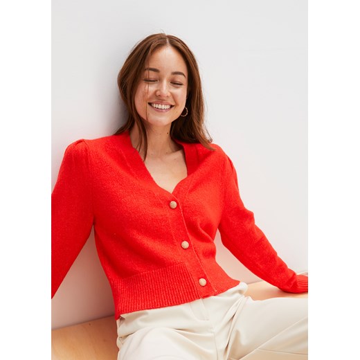 Sweter rozpinany 56/58 bonprix