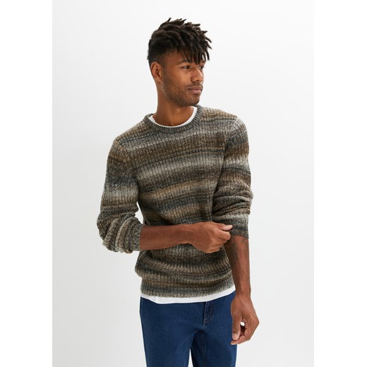 Sweter w paski ze sklepu bonprix w kategorii Swetry męskie - zdjęcie 170605531