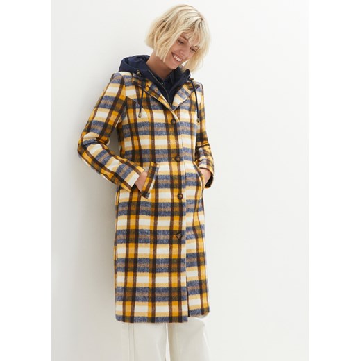 Płaszcz zimowy, z efektem 2 w 1 ze sklepu bonprix w kategorii Płaszcze damskie - zdjęcie 170605660