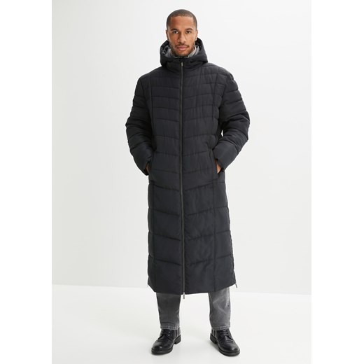 Płaszcz pikowany z kapturem ze sklepu bonprix w kategorii Płaszcze męskie - zdjęcie 170605762