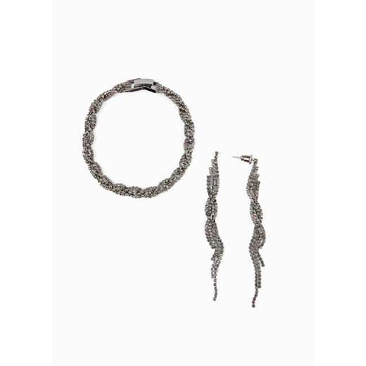 Bransoletka + kolczyki (3 części) ze sklepu bonprix w kategorii Komplety biżuterii - zdjęcie 170607204