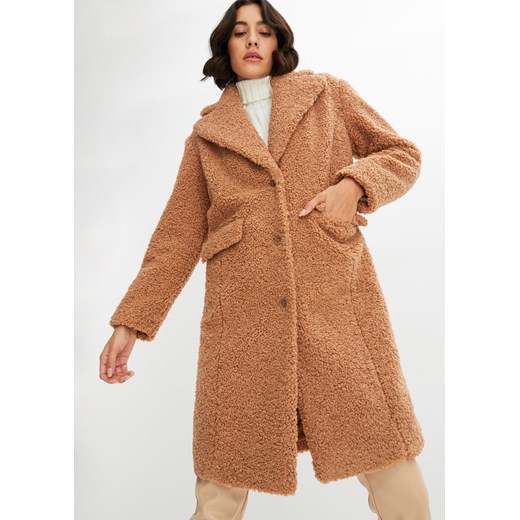 Płaszcz boucle ze sklepu bonprix w kategorii Płaszcze damskie - zdjęcie 170607431