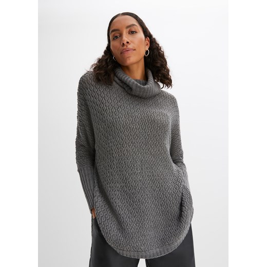 Sweter oversize ze sklepu bonprix w kategorii Swetry damskie - zdjęcie 170607540