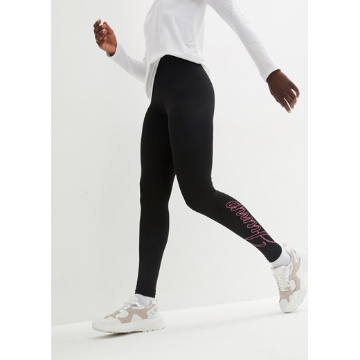 Legginsy sportowe termoaktywne, dł. przed kostkę ze sklepu bonprix w kategorii Spodnie damskie - zdjęcie 170607911