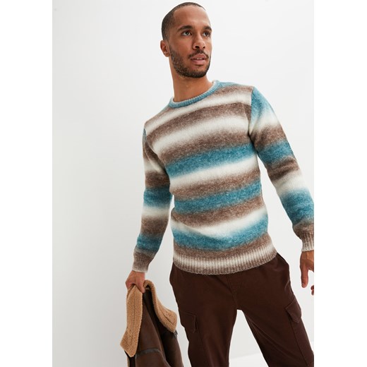 Sweter w cieniowanym kolorze ze sklepu bonprix w kategorii Swetry męskie - zdjęcie 170608091
