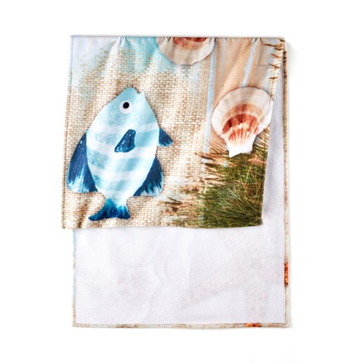 Ręcznik plażowy z morskim nadrukiem ze sklepu bonprix w kategorii Ręczniki - zdjęcie 170608374