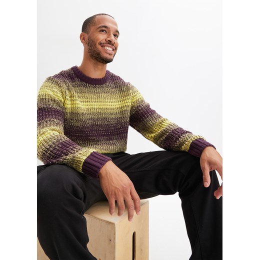 Sweter w cieniowanym kolorze ze sklepu bonprix w kategorii Swetry męskie - zdjęcie 170608381