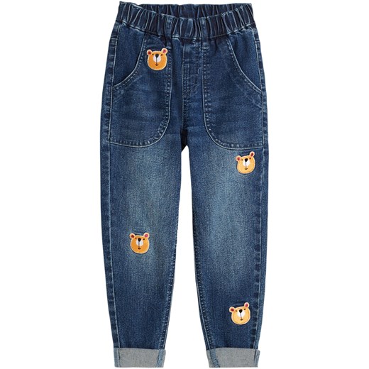 Dżinsy chłopięce z nadrukiem, Regular Fit ze sklepu bonprix w kategorii Spodnie chłopięce - zdjęcie 170608640