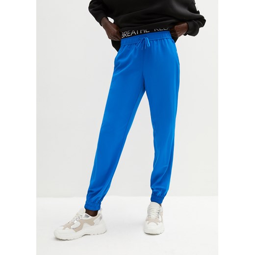 Lekkie spodnie sportowe z elastycznym paskiem, szybko schnące ze sklepu bonprix w kategorii Spodnie damskie - zdjęcie 170608733