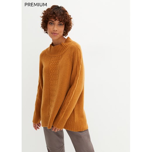 Sweter wełniany z domieszką materiału Good Cashmere Standard® ze sklepu bonprix w kategorii Swetry damskie - zdjęcie 170609260