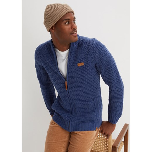 Sweter rozpinany ze sklepu bonprix w kategorii Swetry męskie - zdjęcie 170610360