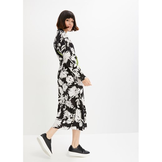 Długa sukienka ze zrównoważonej wiskozy ze sklepu bonprix w kategorii Sukienki - zdjęcie 170610594