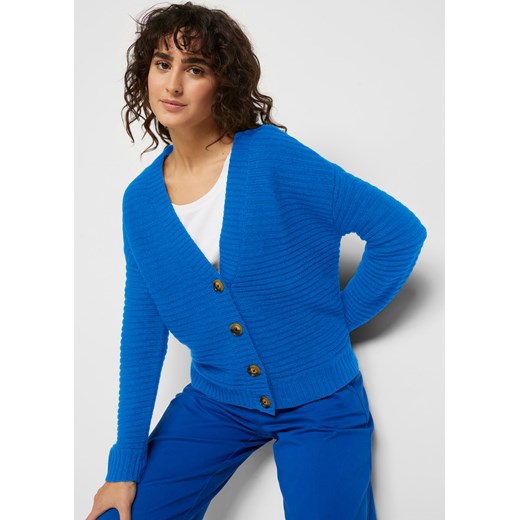 Sweter rozpinany w krótszym fasonie ze sklepu bonprix w kategorii Swetry damskie - zdjęcie 170610700