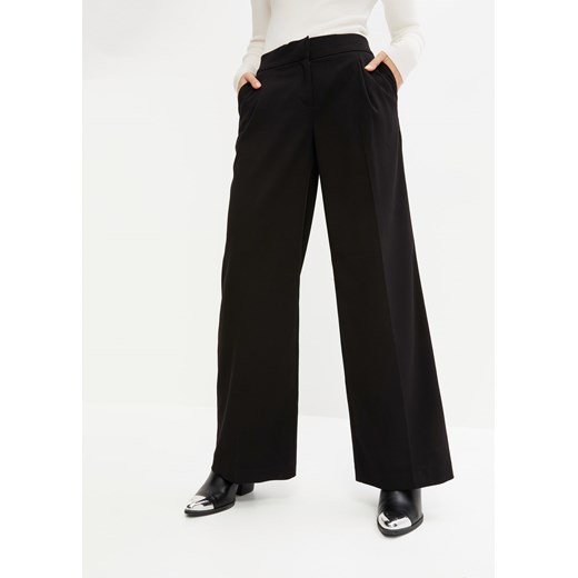 Spodnie z szerokimi nogawkami ze sklepu bonprix w kategorii Spodnie damskie - zdjęcie 170611083