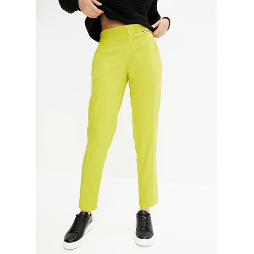 Spodnie z wygodnym paskiem ze sklepu bonprix w kategorii Spodnie damskie - zdjęcie 170613462