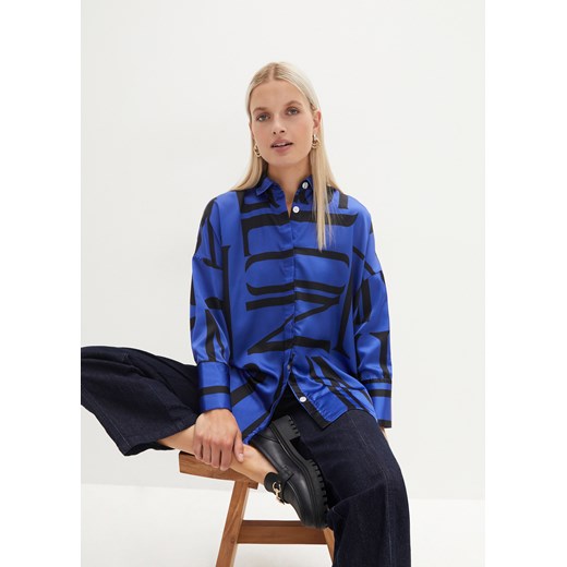 Bluzka satynowa oversize 42 bonprix okazja