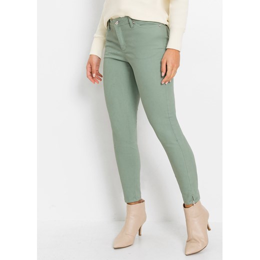 Spodnie ze stretchem ze sklepu bonprix w kategorii Spodnie damskie - zdjęcie 170615244
