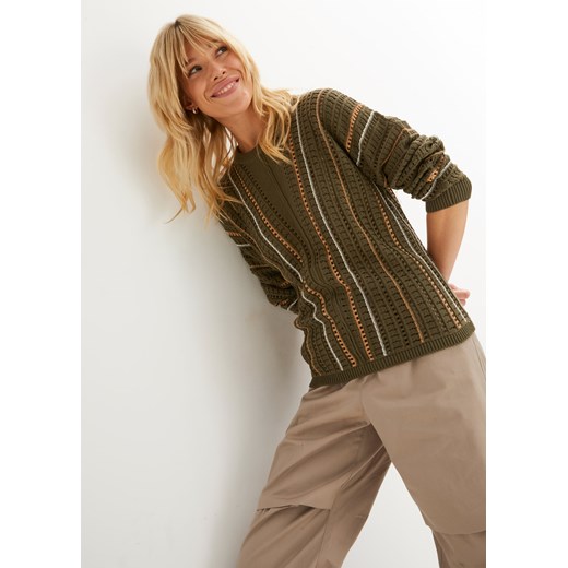 Sweter ze sklepu bonprix w kategorii Swetry damskie - zdjęcie 170615262