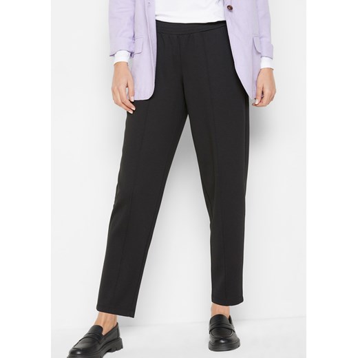 Spodnie Punto di Roma ze szczypankami i wygodnym elastycznym paskiem w talii ze sklepu bonprix w kategorii Spodnie damskie - zdjęcie 170616241