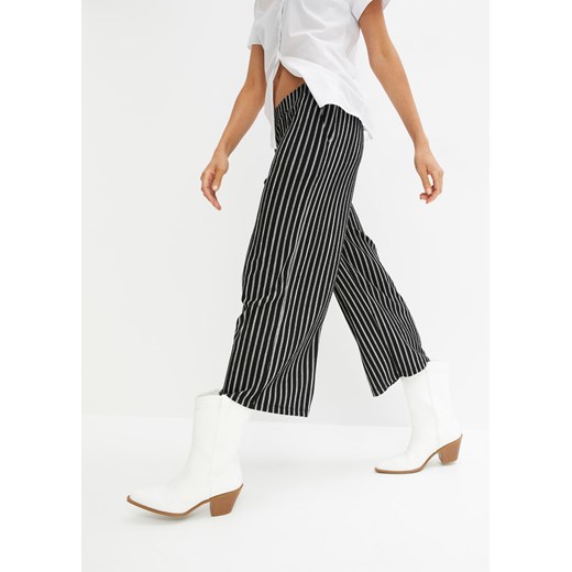 Spodnie culotte z dżerseju ze sklepu bonprix w kategorii Spodnie damskie - zdjęcie 170616910
