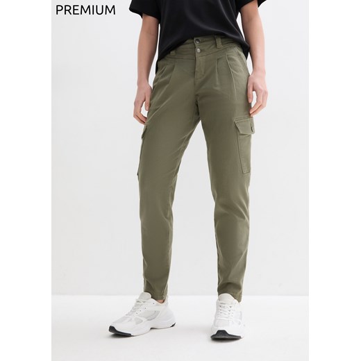 Spodnie bojówki Essential ze sklepu bonprix w kategorii Spodnie damskie - zdjęcie 170617193