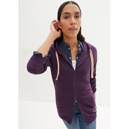 Długa bluza rozpinana ze sklepu bonprix w kategorii Bluzy damskie - zdjęcie 170618681
