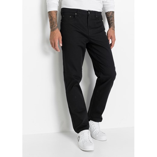 Spodnie ze stretchem Classic Fit Straight ze sklepu bonprix w kategorii Spodnie męskie - zdjęcie 170619040