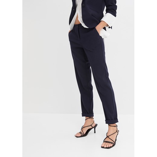 Spodnie biznesowe ze sklepu bonprix w kategorii Spodnie damskie - zdjęcie 170619404