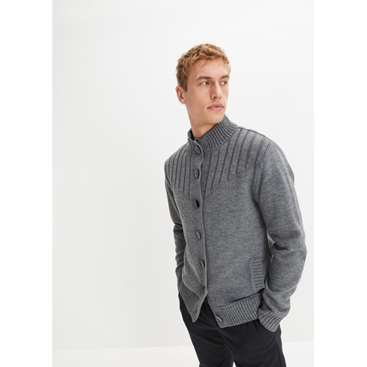 Sweter rozpinany ze sklepu bonprix w kategorii Swetry męskie - zdjęcie 170620140