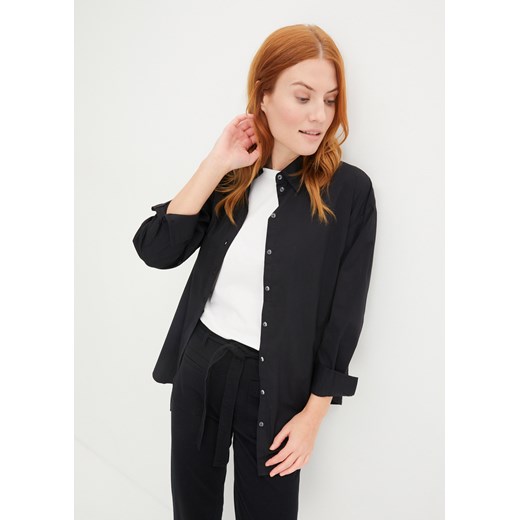 Luźniejsza bluzka z plisą guzikową ze sklepu bonprix w kategorii Bluzki damskie - zdjęcie 170620234