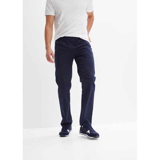 Spodnie z gumką w talii, Regular Fit Straight ze sklepu bonprix w kategorii Spodnie męskie - zdjęcie 170620452